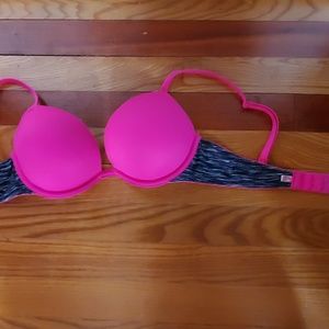 32B PINK push up bra